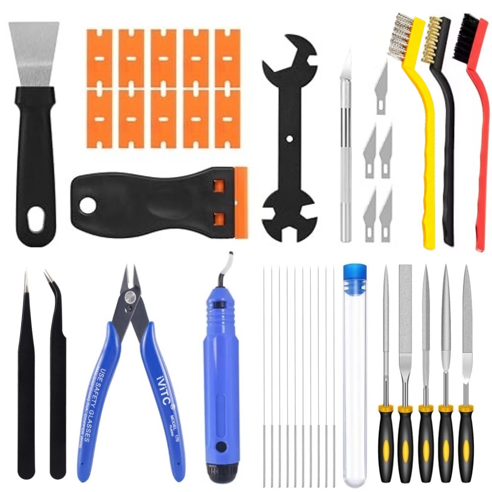 3D Printing File Free - 40 Herramientas para Impresora 3D, Raspador,