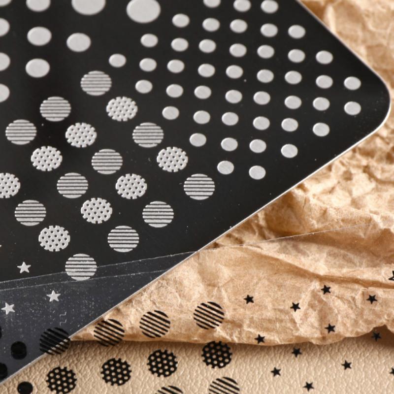 3D Printing Templates Free - Placa de Estampado de Uñas con