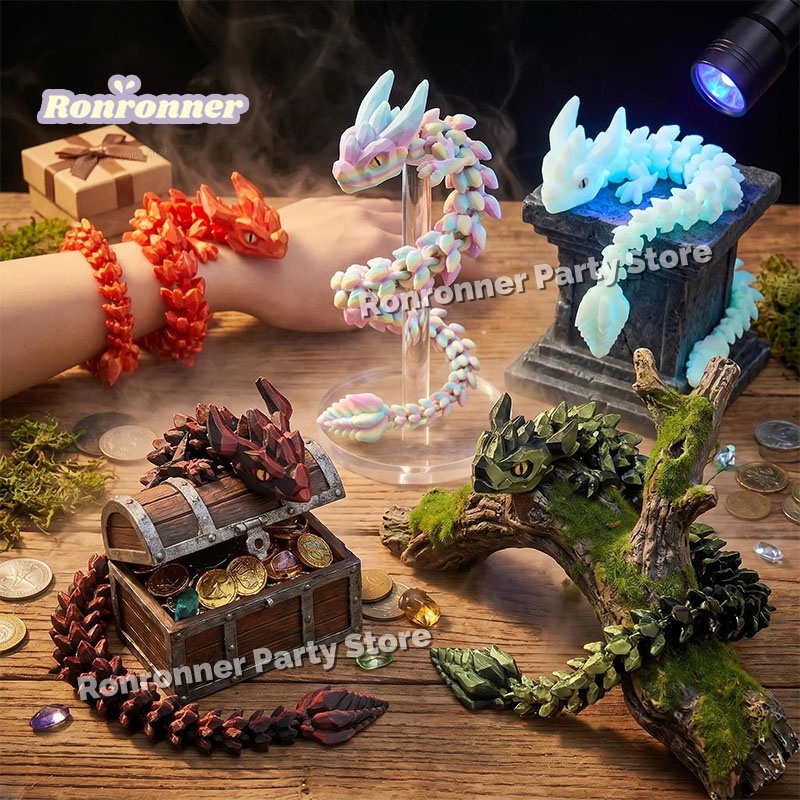3D Printing Dragon - Figura de Dragón Luminoso Aurora de