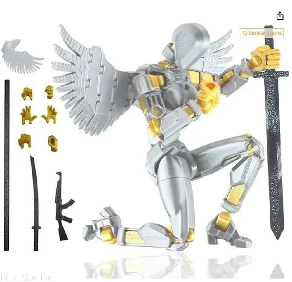 3D Printing Robot - Figuras de acción de juguete impresas