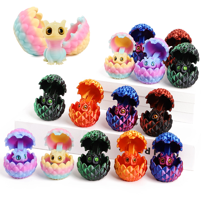3D Printing Dragon - Lindos huevos de dragón impresos en
