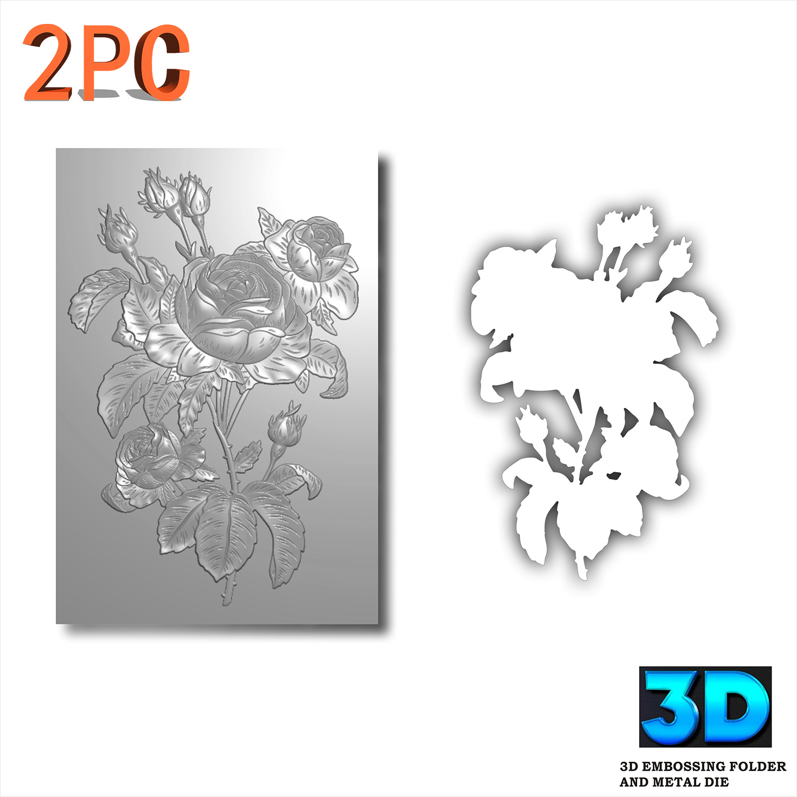 3D Printing With Pp - Juego de 2 Moldes de Corte