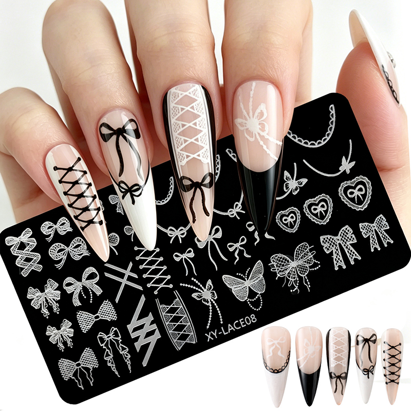 3D Printing Templates Free - Placa de estampado de uñas de