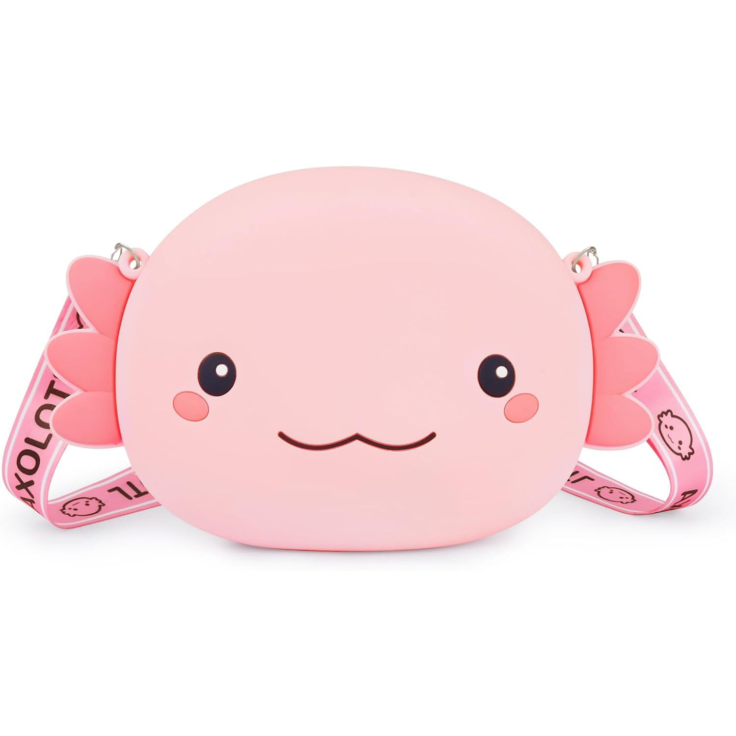 3D Printing Dragon - Bolso cruzado Axolotl con correa ajustable