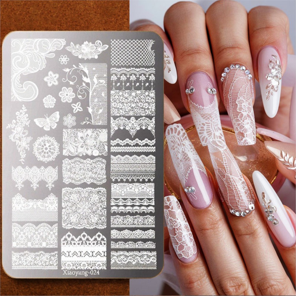 3D Printing Templates Free - Placa de Estampado de Uñas 3D