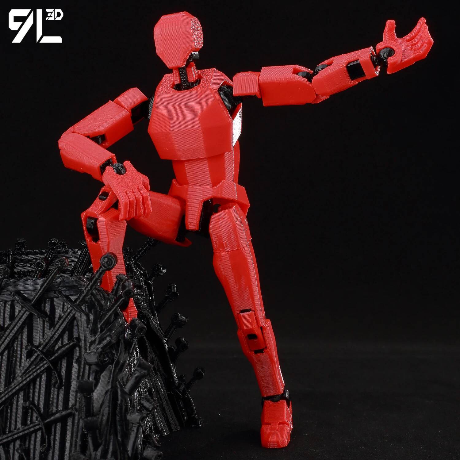 9L3D impreso Dummy13 Lucky13 T - 3D Printing Robot reseña y precio