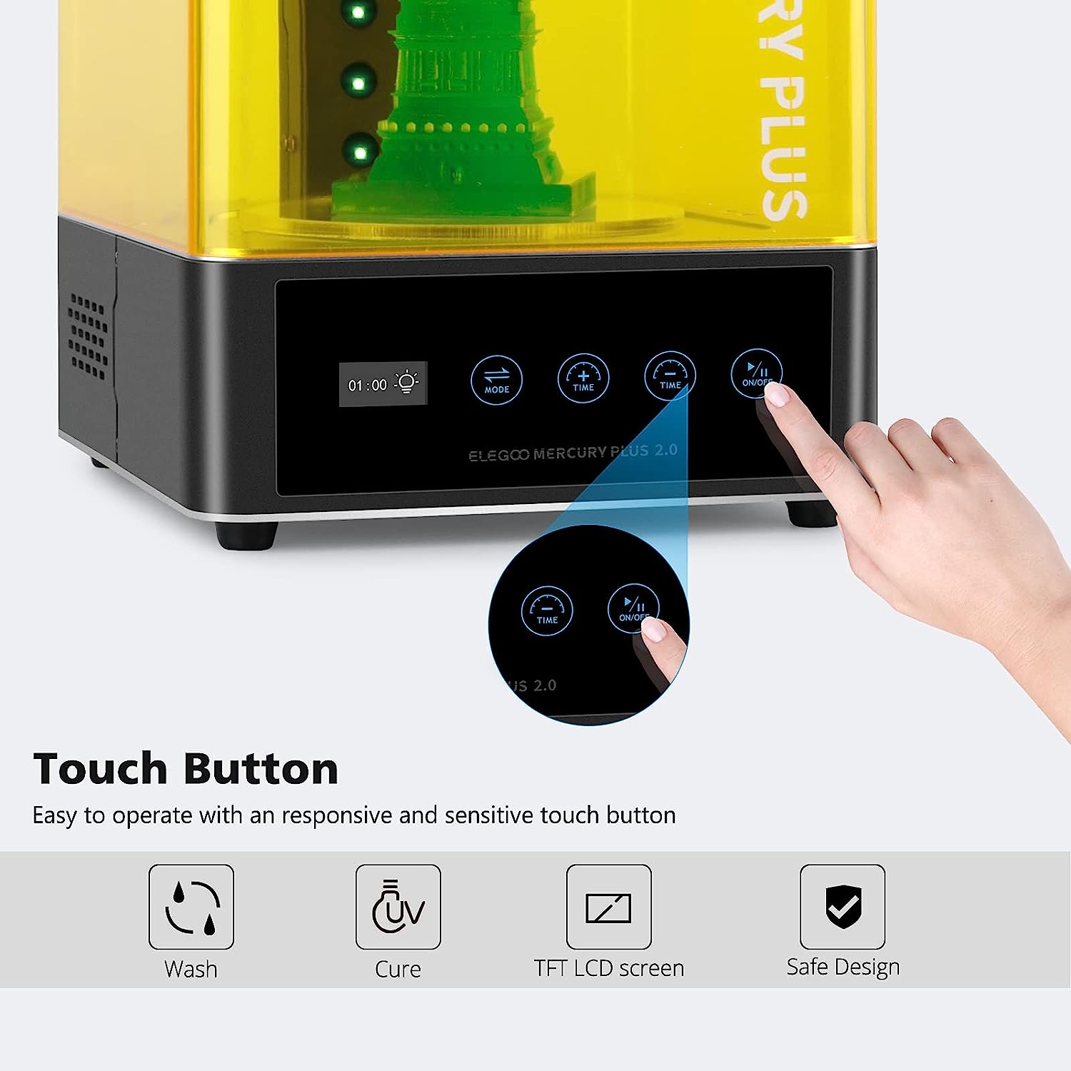ELEGOO Mercury Plus 2,0 estaci - 3D Printing Sla reseña y precio