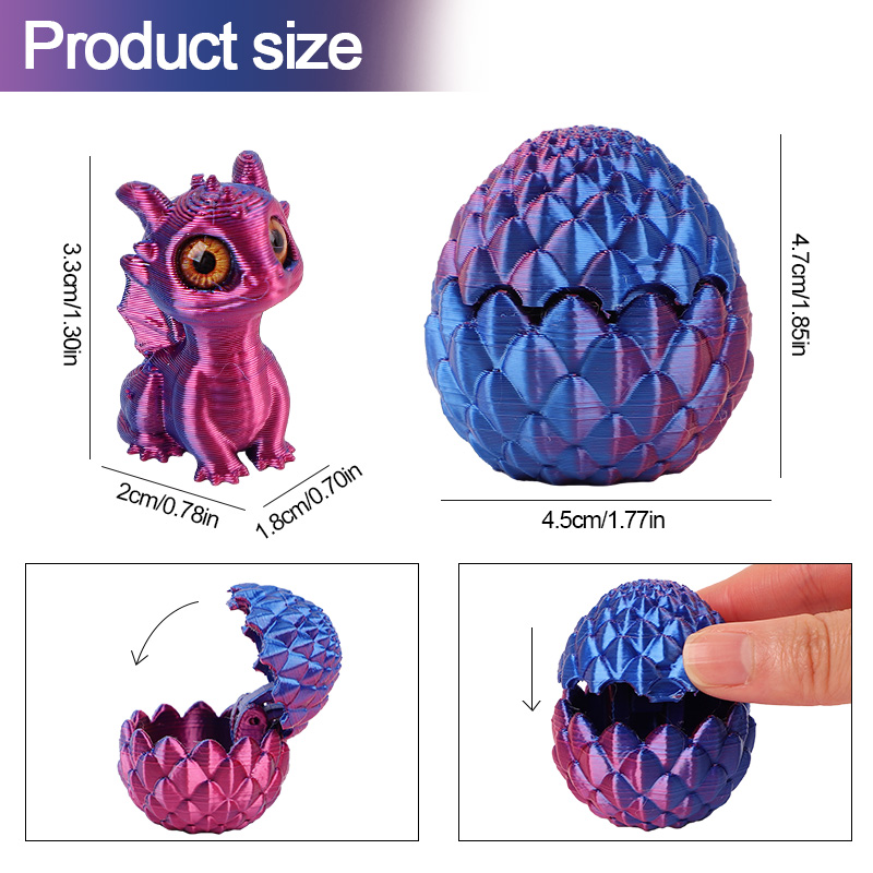 Lindos huevos de dragón impres - 3D Printing Dragon reseña y precio