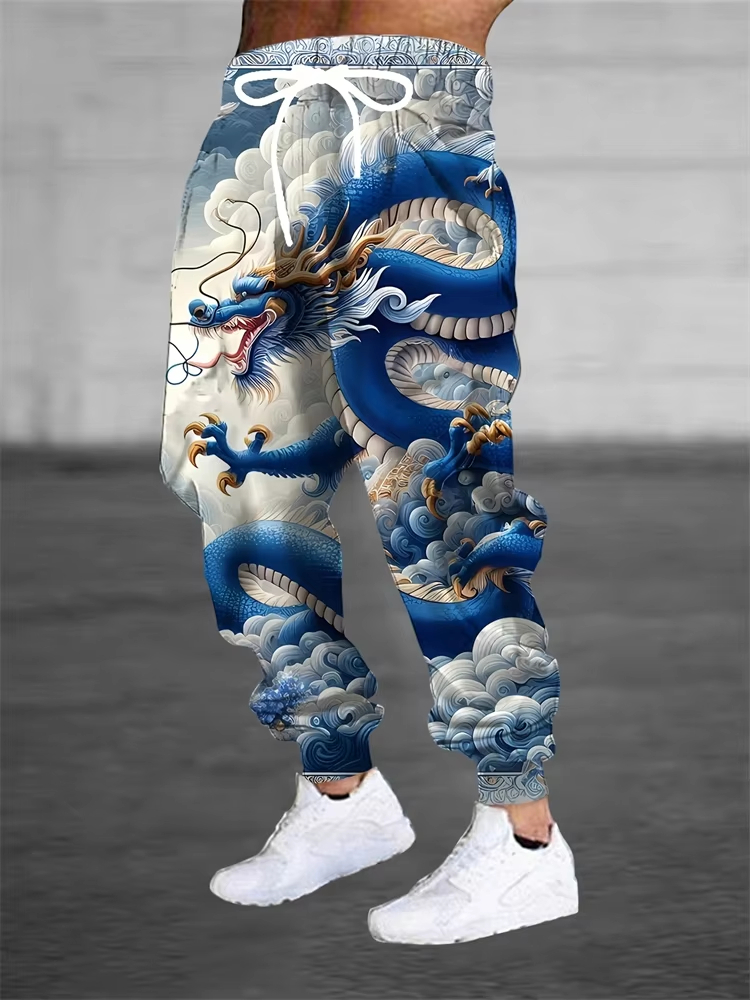 Pantalones Deportivos Casuales - 3D Printing Dragon reseña y precio