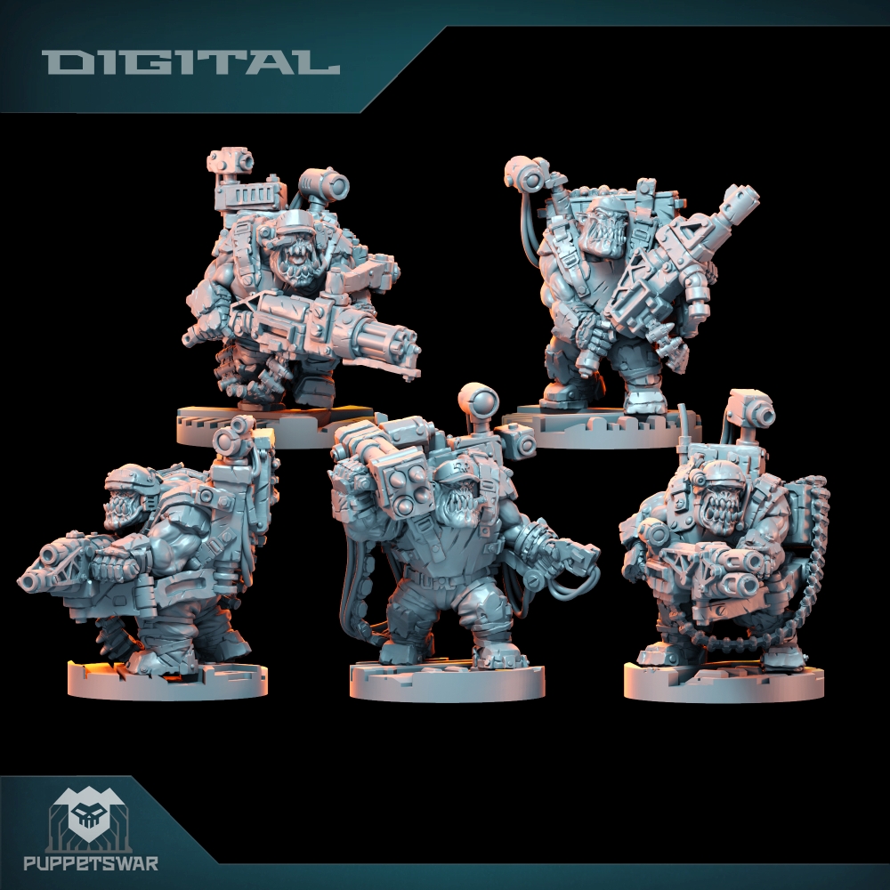 Orc Ultimate Badasses Squad, F - 3D Printing Robot reseña y precio