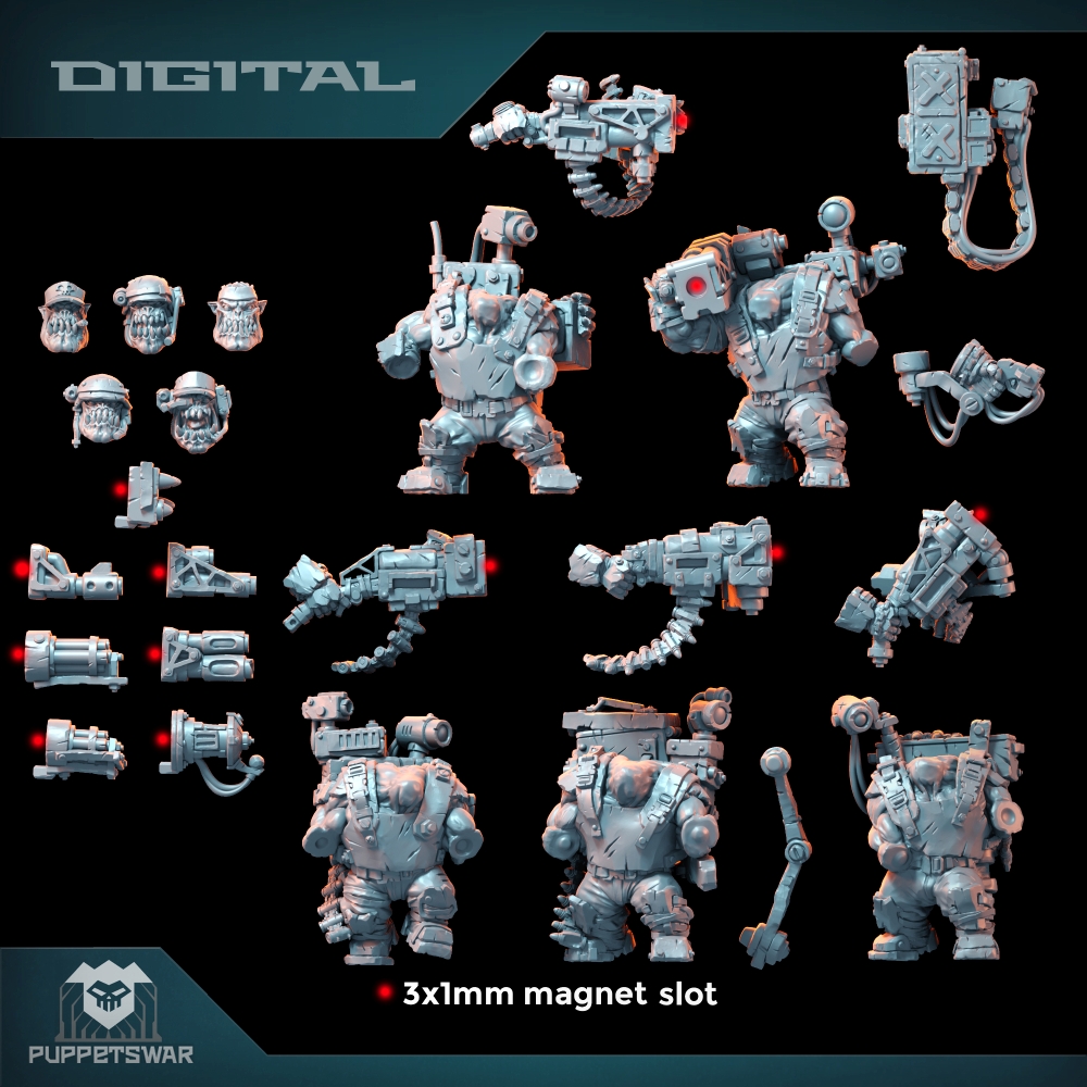 Orc Ultimate Badasses Squad, F - 3D Printing Robot reseña y precio
