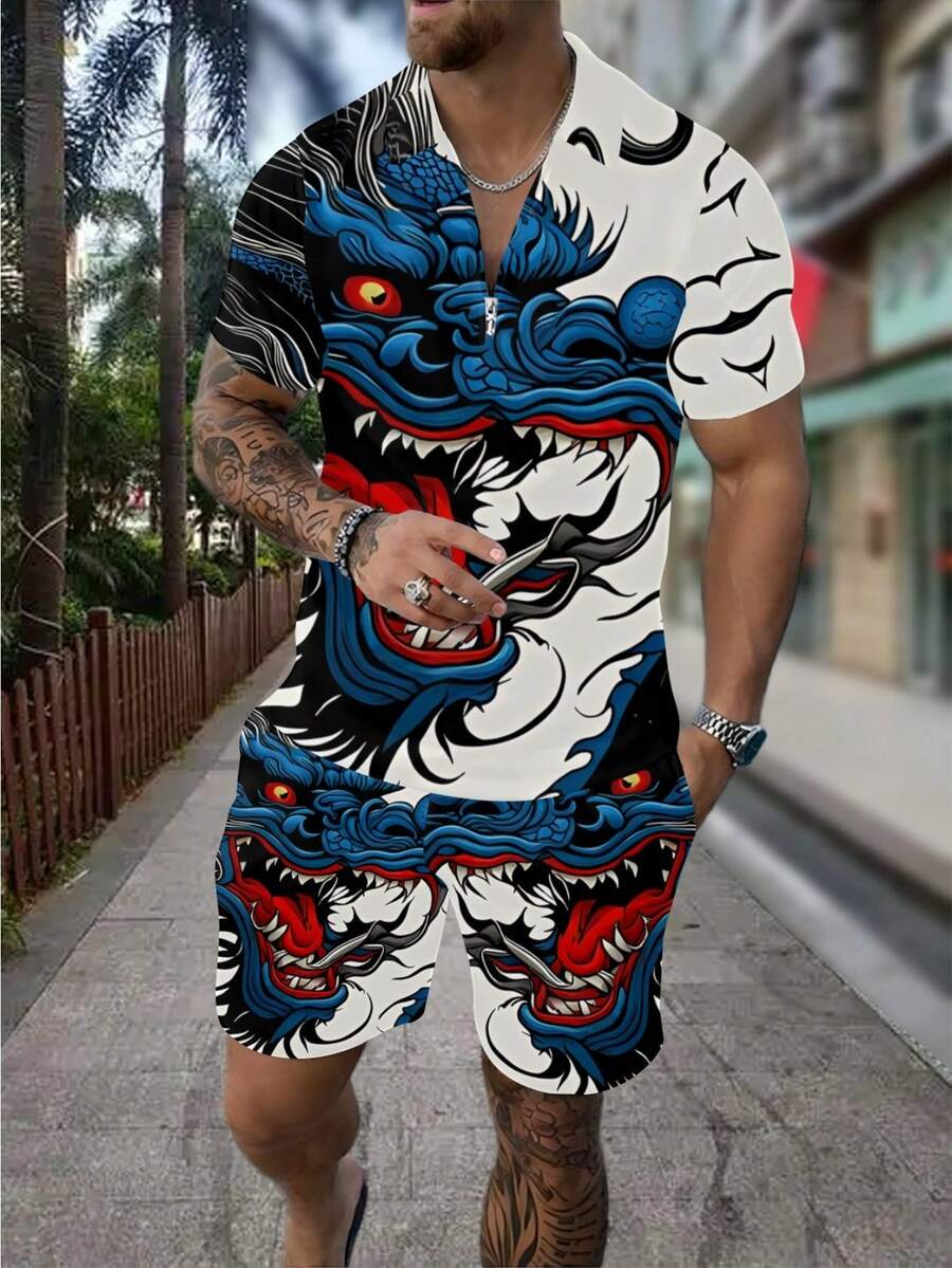 Conjunto de Camiseta Polo con  - 3D Printing Dragon reseña y precio